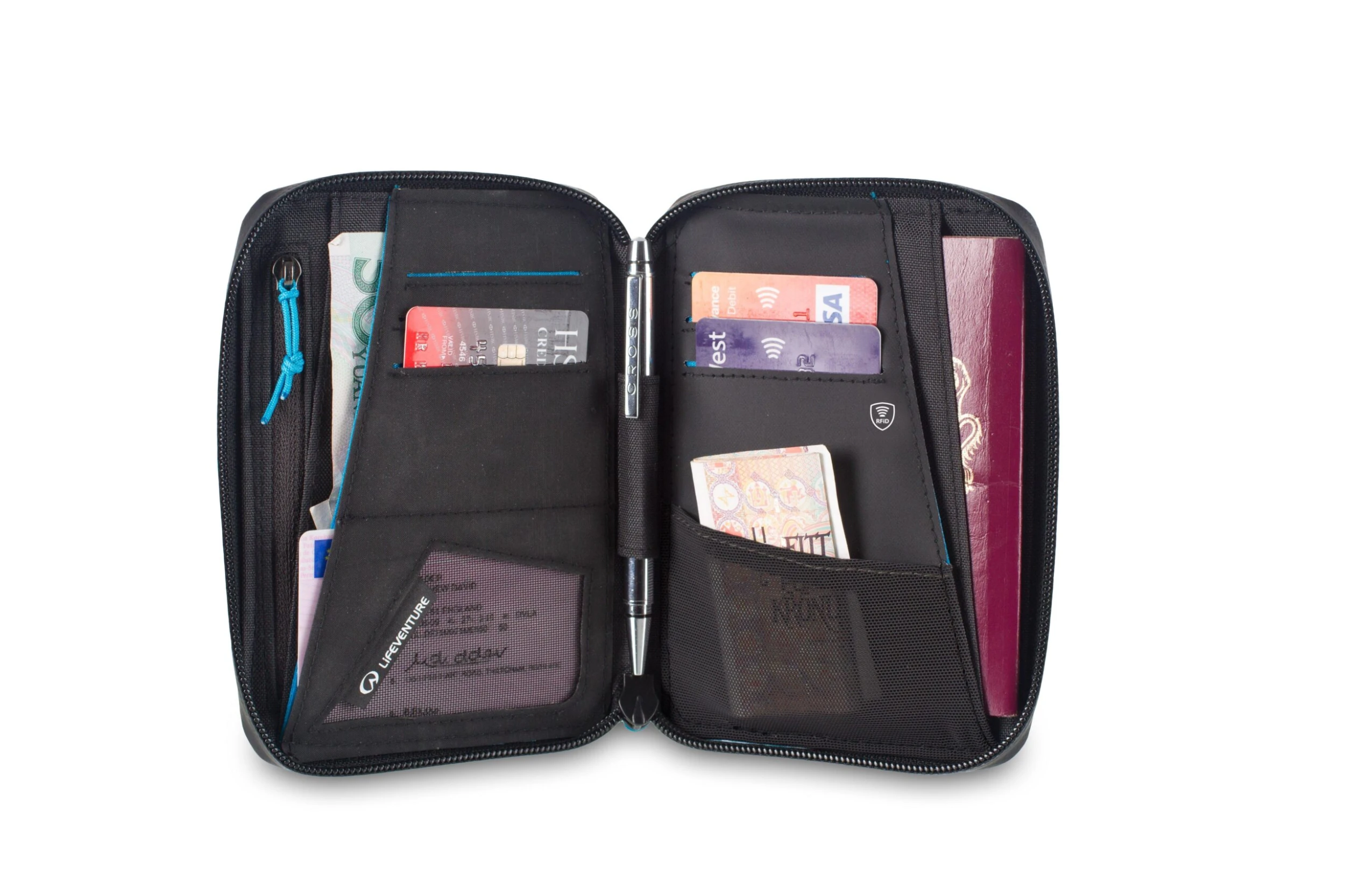 Lifeventure RFiD Mini Document Wallet 4 Lifeventure RFiD Mini Document Wallet - Image 2