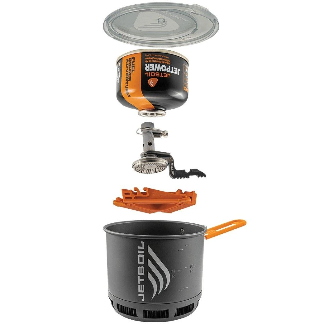 Jetboil Stash 1-2 Person Stove System - Orange 3 Jetboil Stash 1-2 Person Stove System - Orange - Image 2
