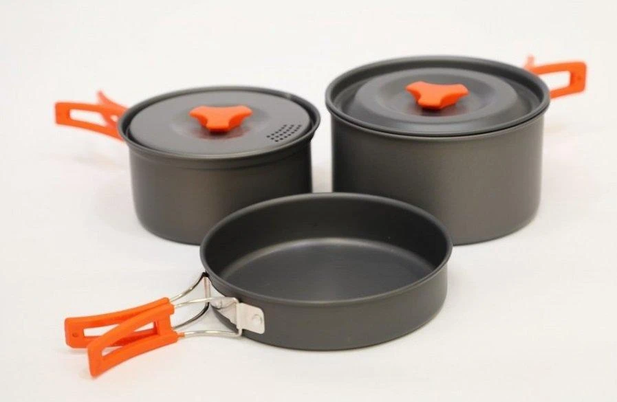 Vango Hard Anodised 2 Person Cook Kit - Grey