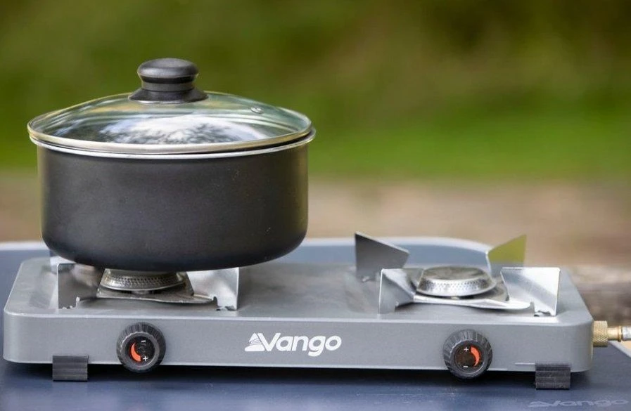 Vango Blaze Double Cooking Stove - Grey - Image 2
