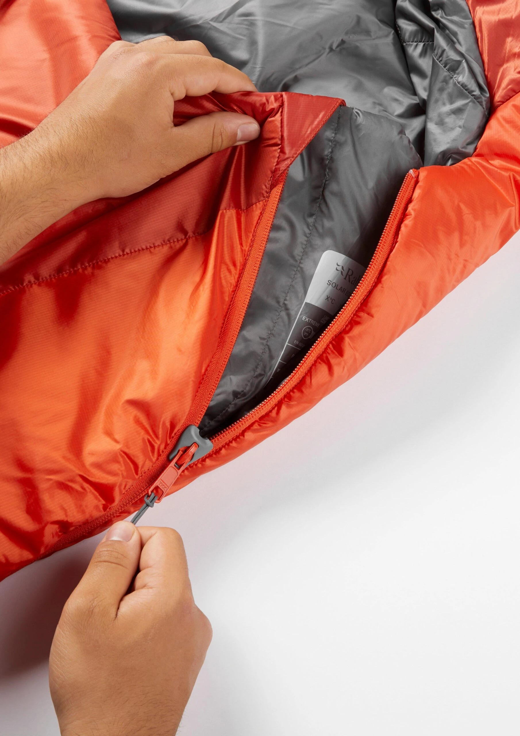 Rab Solar Eco 1 Sleeping Bag - Red Clay 5 Rab Solar Eco 1 Sleeping Bag - Red Clay - Image 3