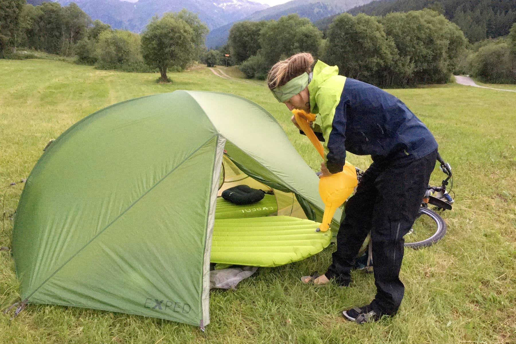 Exped Ultra 5R Mummy Camp Mat - Green - Image 6