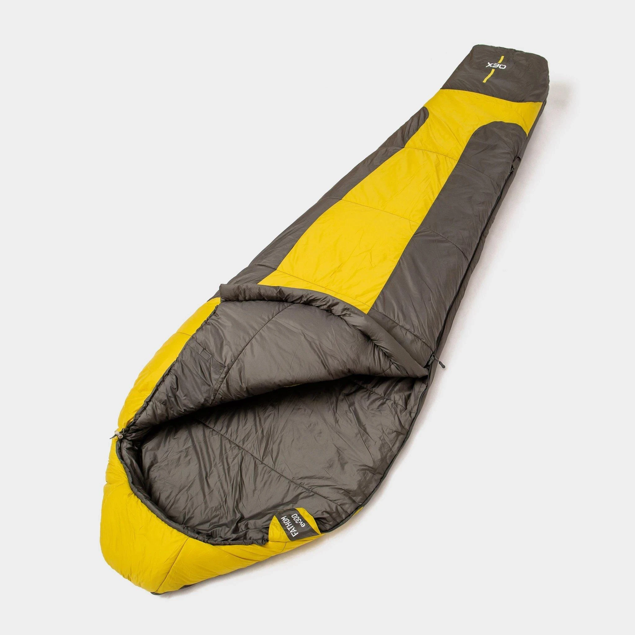 OEX Fathom EV 300 Sleeping Bag - Yellow - Image 6