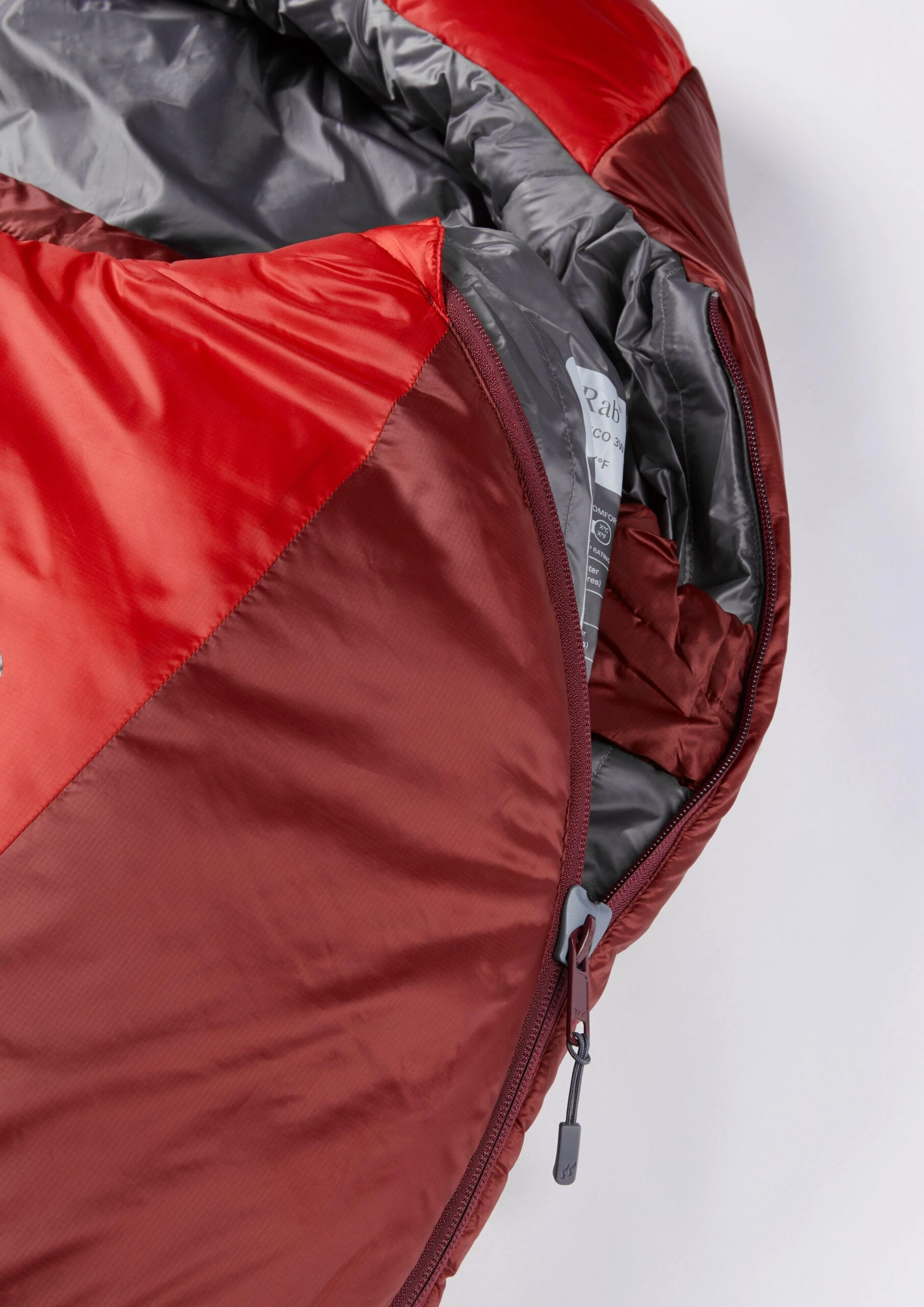 Rab Women's Solar Eco 3 Sleeping Bag - Red - Image 8