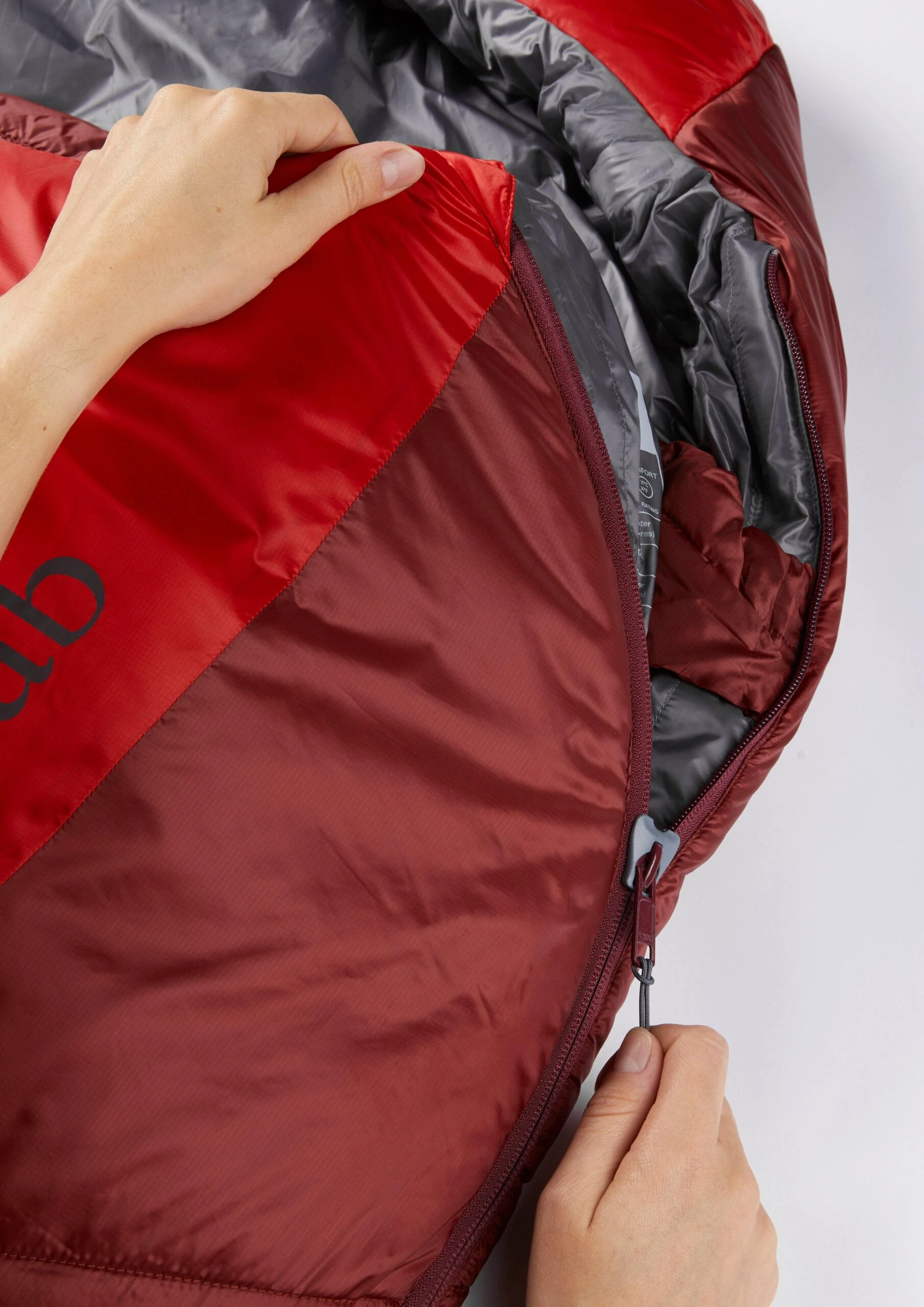 Rab Women's Solar Eco 3 Sleeping Bag - Red - Image 9