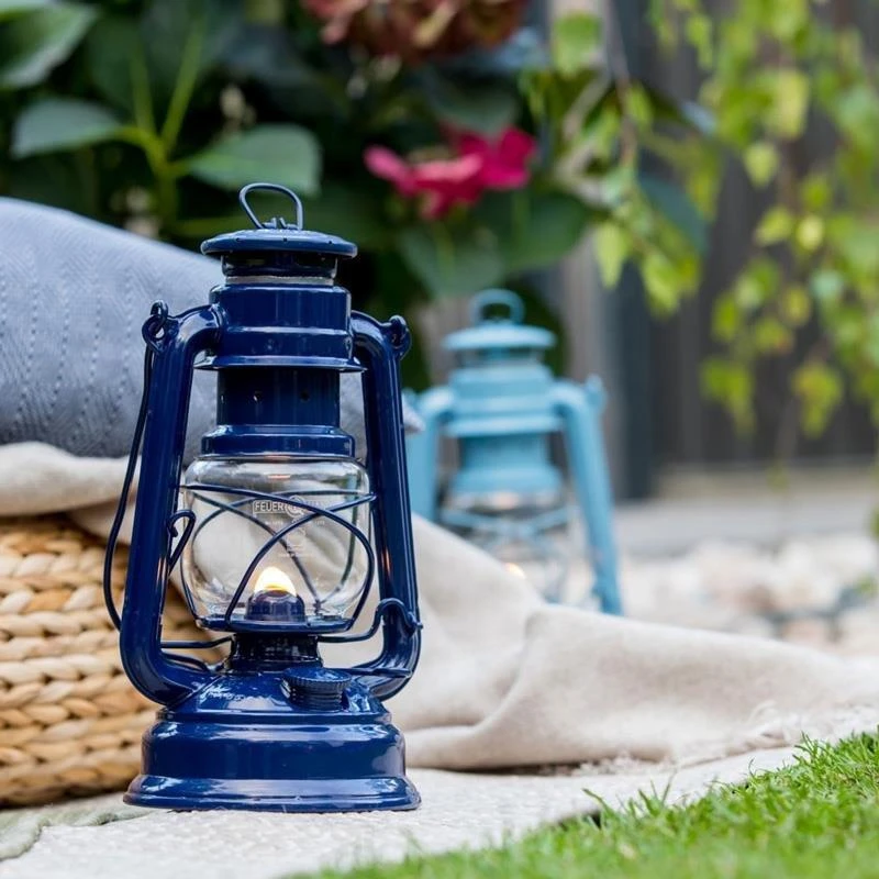 276 Hurricane Lantern - Colbalt Blue 7 276 Hurricane Lantern - Colbalt Blue - Image 5