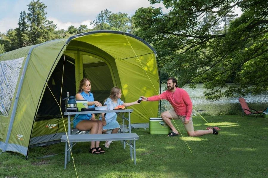 Vango Avington Flow Air 500 5-Person Inflatable Tent - Green - Image 2